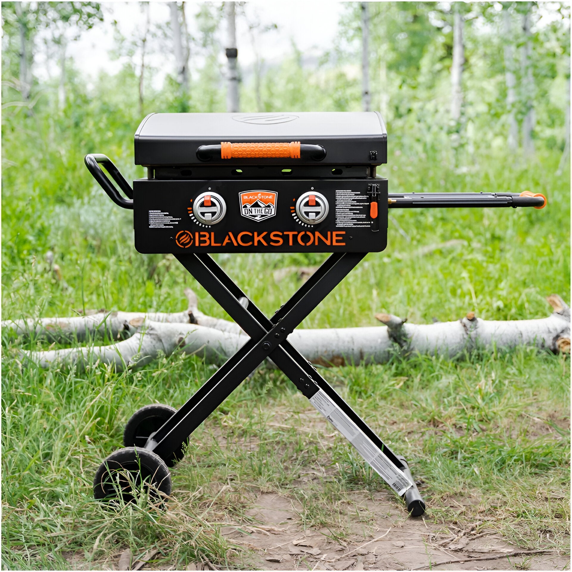 Blackstone 22" On The Go Flexfold 2-Burner Portable Propane Griddle with Foldable Legs