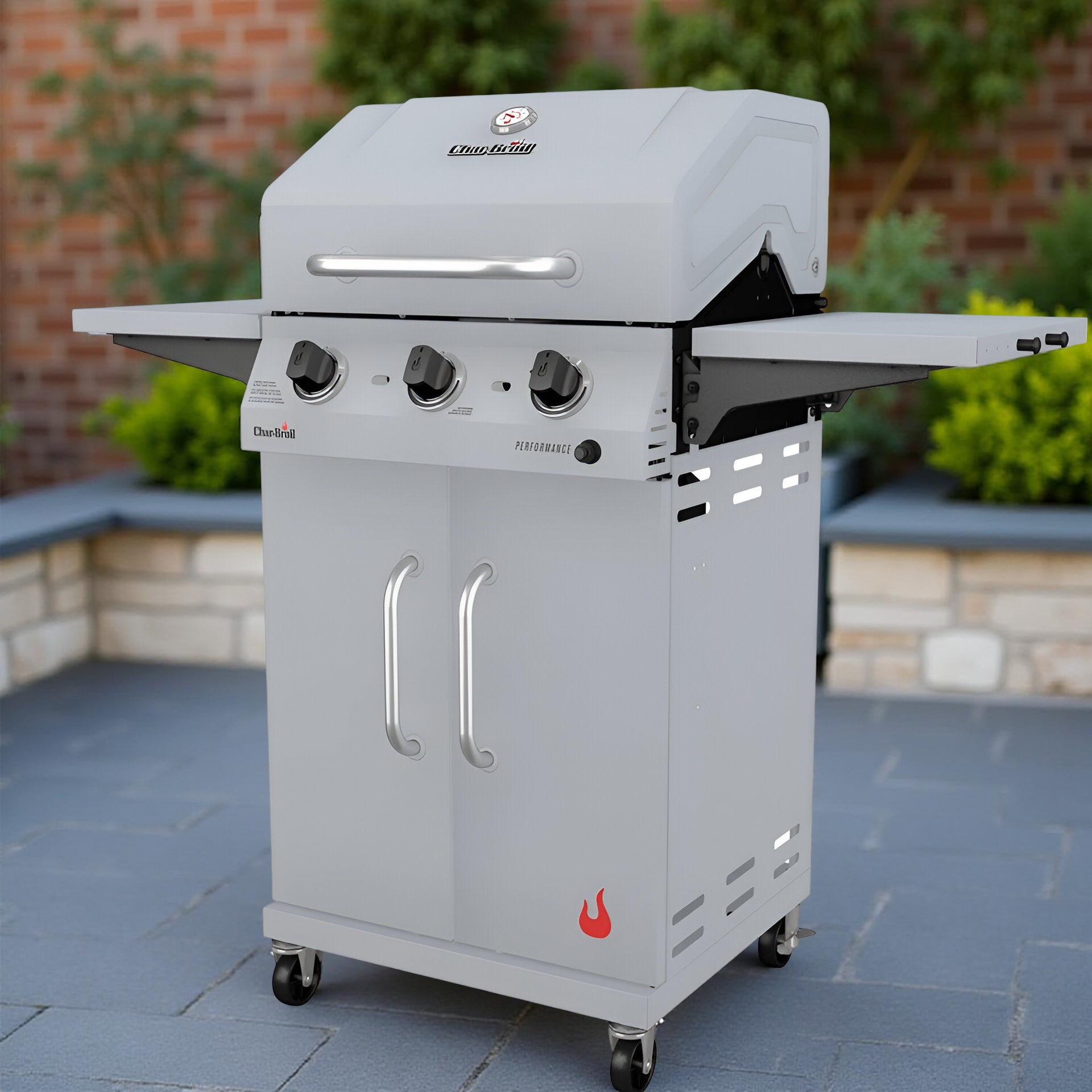 Char-Broil Performance Series 3-Burner Propane Gas Grill with Cabinet Storage