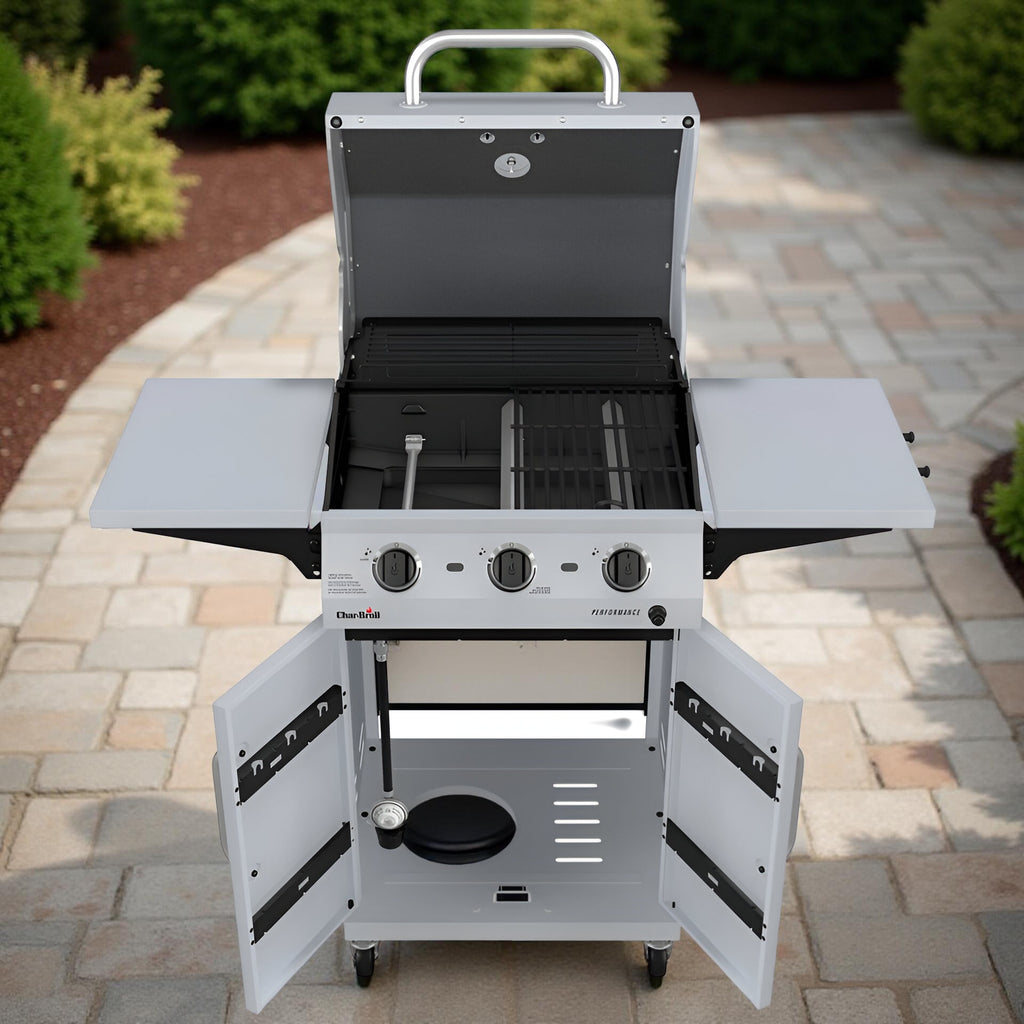 Char-Broil Performance Series 3-Burner Propane Gas Grill with Cabinet Storage
