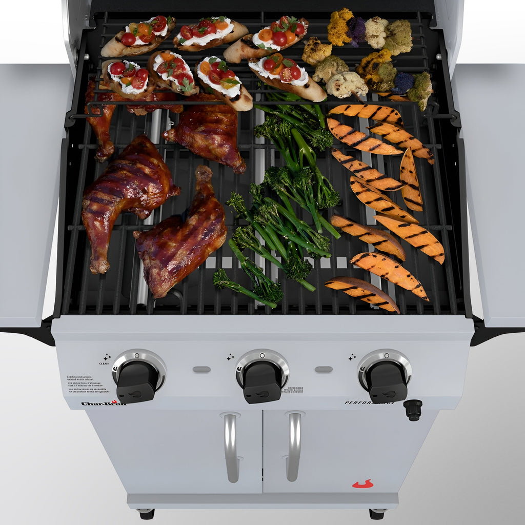 Char-Broil Performance Series 3-Burner Propane Gas Grill with Cabinet Storage
