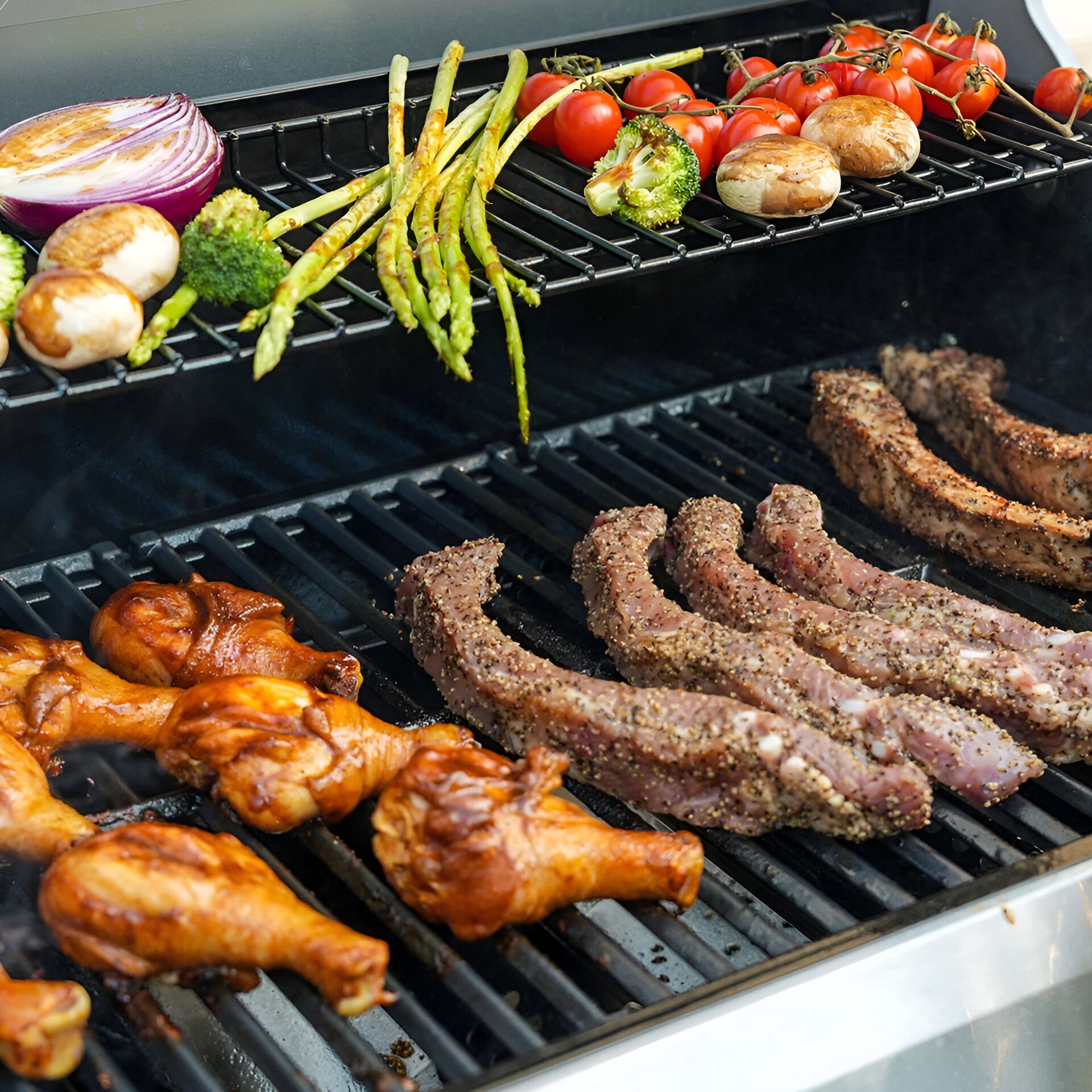 Monument Grills Mesa 405K – 4+1-Burner Propane Gas Grill with Side Burner | Stainless Steel Outdoor BBQ Grill for Patio & Backyard Cooking